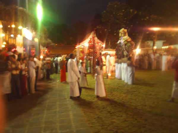 Swami and His entourage ready to proceed