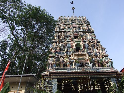 Raja Gopuram of Jeyanthi Nagar Sri Sivasubramaniya Swamy Temple in Ginthupitty