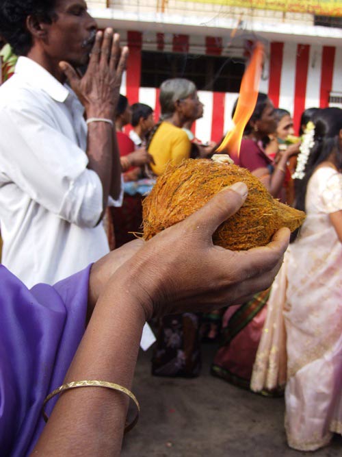 Devotees gathered to celebrate the Vel festival amidst the climate of fear.