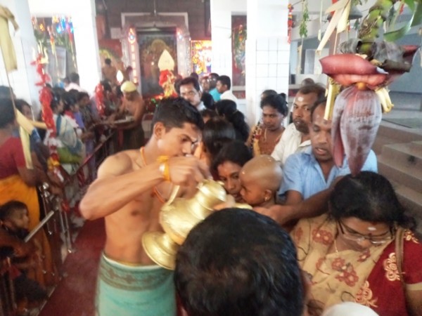 Kathirgama Kandan pilgrims climb Katiraimalai