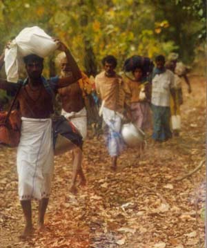 Pada Yatra through Yala Naitonal Park, 1997